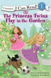 The Princess Twins Play in the Garden | Mona Hodgson.com