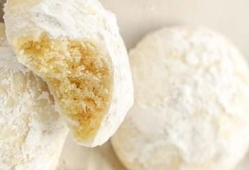 Lemon Snowball Cookies - author mona hodgson